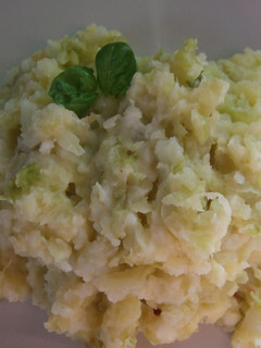 Una foto de Puré irlandés de patata y col (Colcannon)
