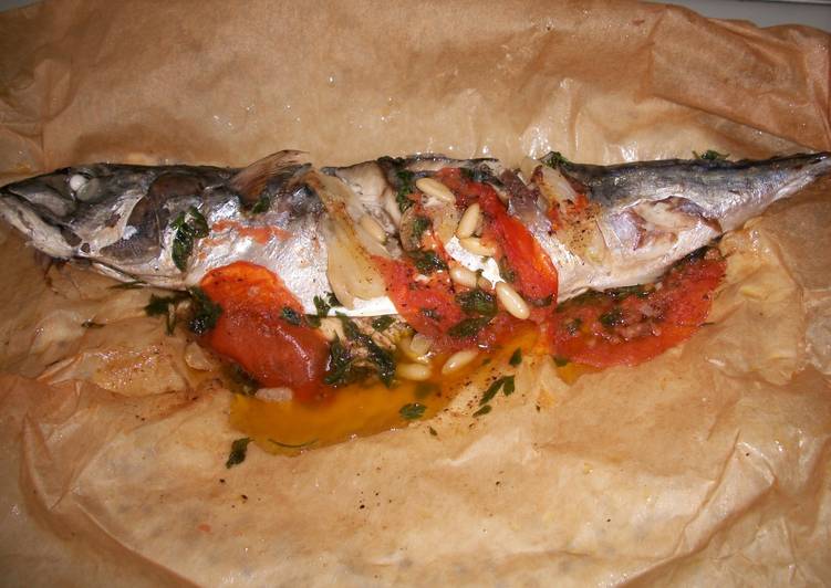 Estornino en papillote (microondas)