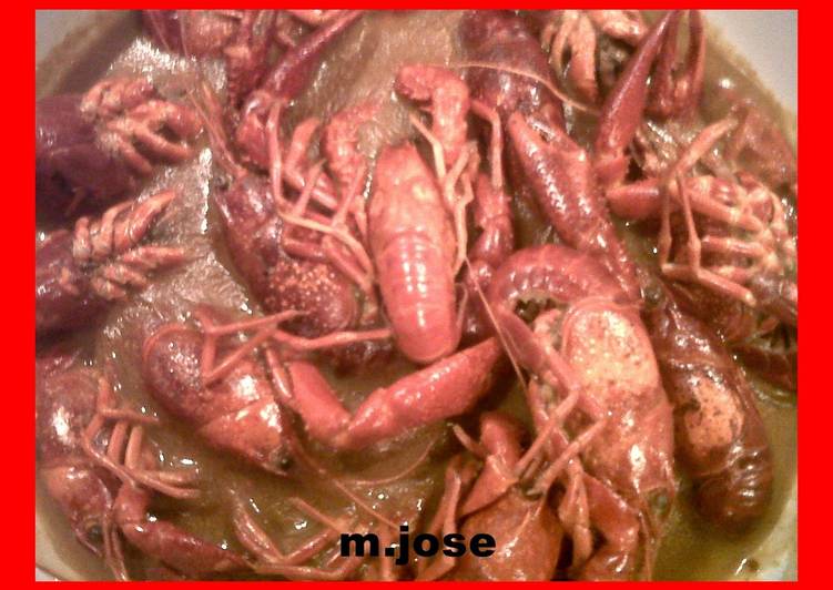 Cangrejos de río al brandy