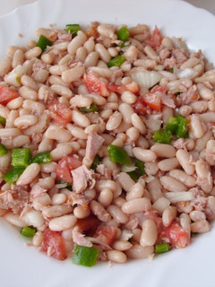 Una foto de Ensalada de verano con fabas