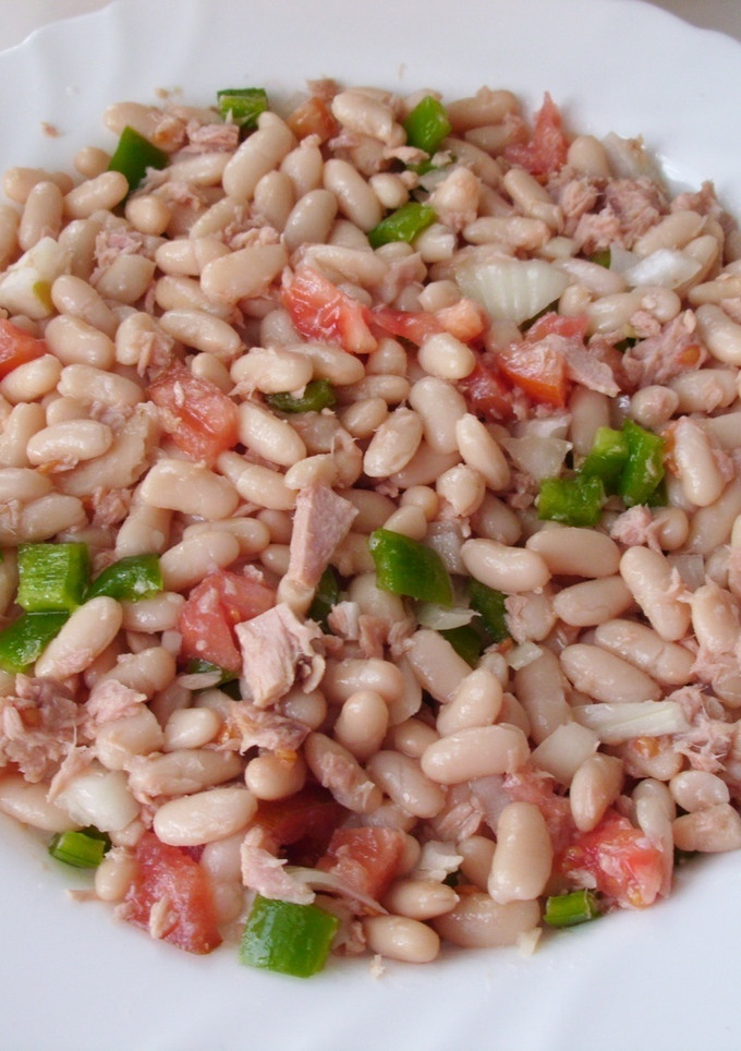 Una foto de Ensalada de verano con fabas