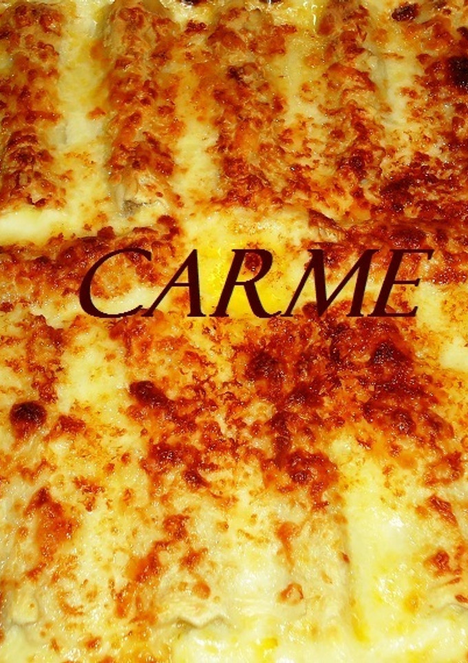 Una foto de Canelones de pollo