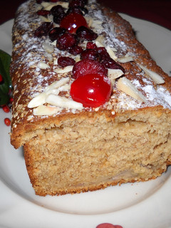 Una foto de Cake de plátano y melón