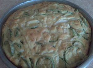 Una foto de Pastel salado de calabacitas