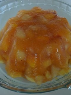 Una foto de Ensalada de frutas con gelatina