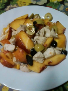 Una foto de Ensalada de pollo y pelón