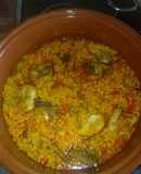 Arroz bomba con codornices 