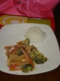 Pechugas de pollo con verduras