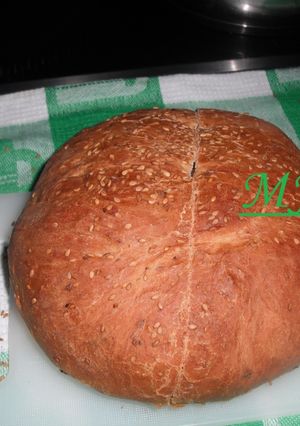 Una foto de Pan casero de ajo y orégano