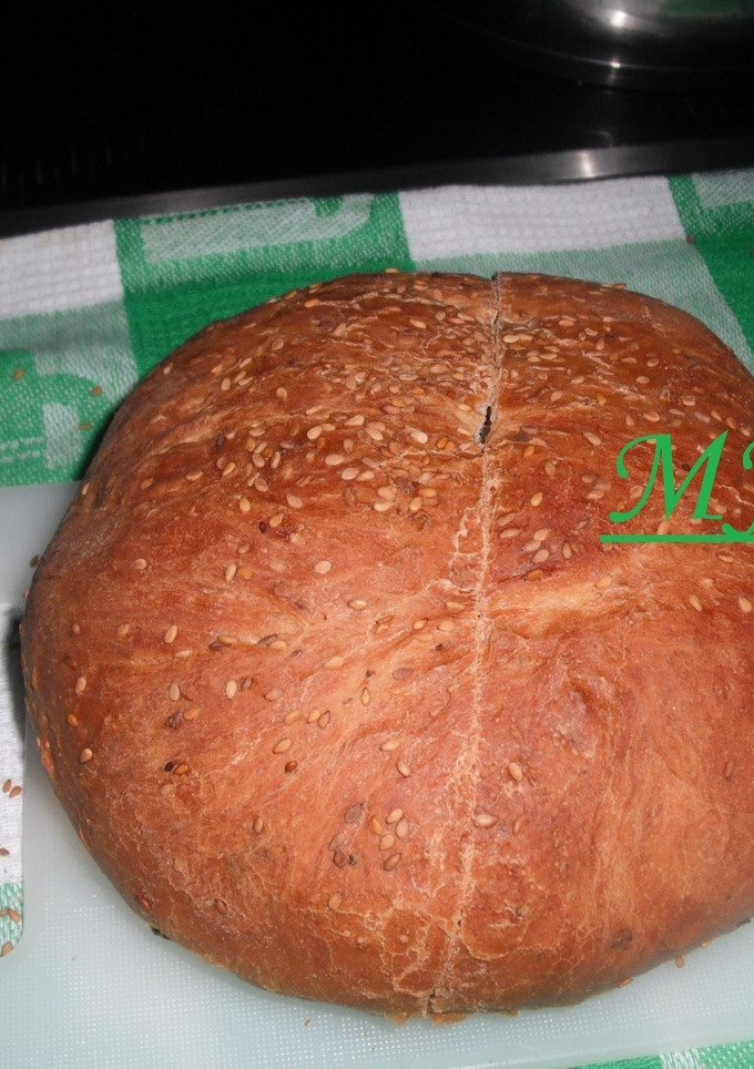 Una foto de Pan casero de ajo y orégano