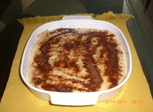 Una foto de Postre de milo para celíacos
