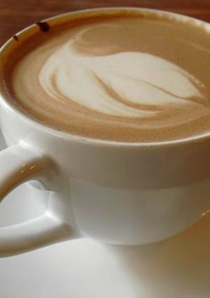 Una foto de Café con chocolate
