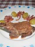Codornices en salsa cazadora