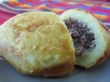 Papas rellenas de carne peruanas
