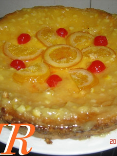 Una foto de Tarta de queso a la naranja