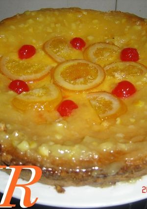 Una foto de Tarta de queso a la naranja