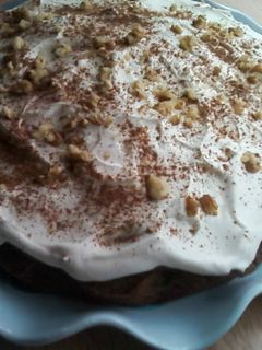 Una foto de Torta de chocolate y nuez