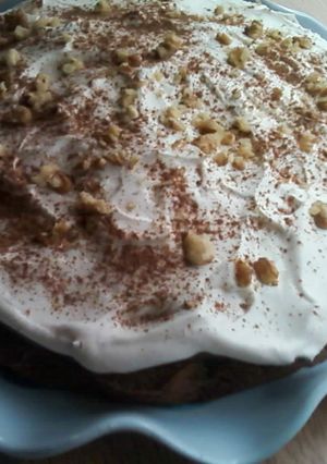 Una foto de Torta de chocolate y nuez