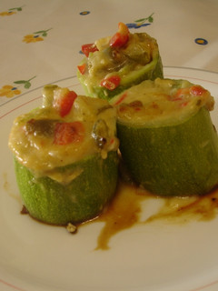 Una foto de Calabacines rellenos del Chef