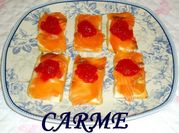 Una foto de canapes dulces sin hornear