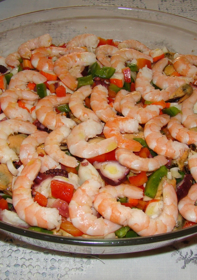 Una foto de Salpicón de marisco con vinagre de Módena