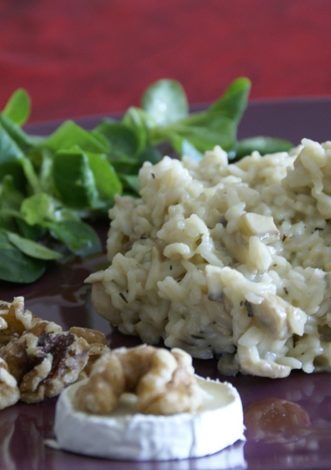 Una foto de Risotto de champiñones