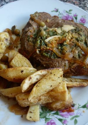 Una foto de Cima rellena al horno