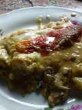 Filet de pescado cocido
