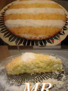 Una foto de Tarta Santiago de coco