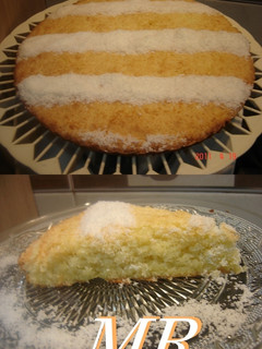 Una foto de Tarta Santiago de coco