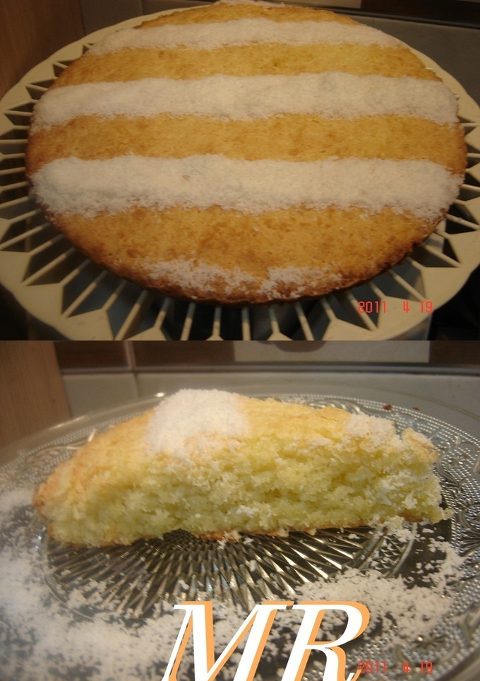 Una foto de Tarta Santiago de coco