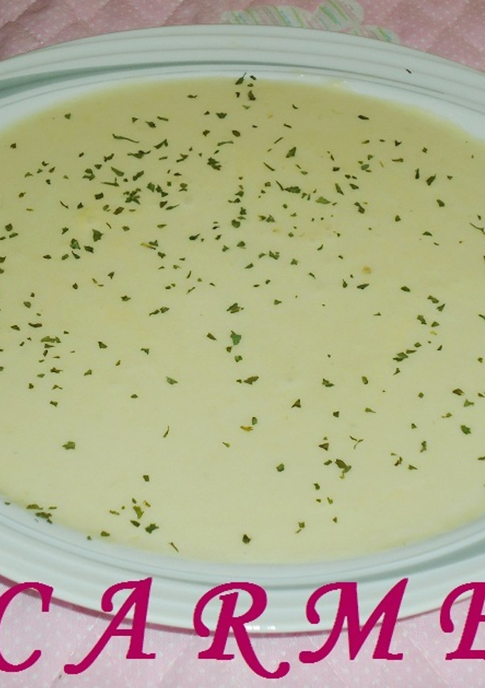 Una foto de Vichyssoise con jerez seco