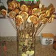 Piruletas de pizzas hojaldradas