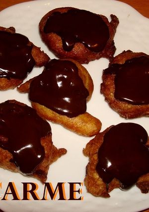 Una foto de Buñuelos al chocolate