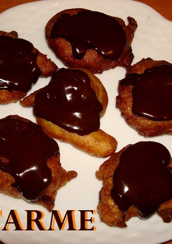 Una foto de Buñuelos al chocolate