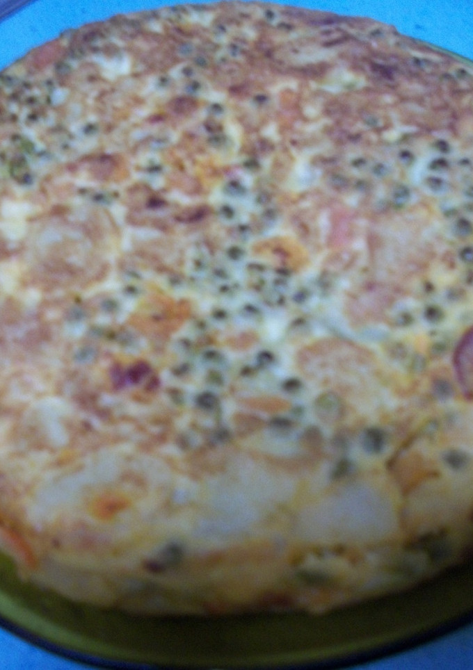 Una foto de Tortilla de patata con verduras Eva
