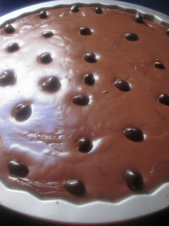 Una foto de Cuajada de chocolate y conguitos