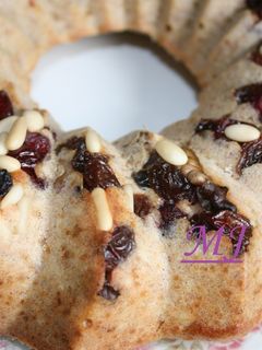 Una foto de Rosca de yogurt y frutos light