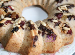 Una foto de Rosca de yogurt y frutos light