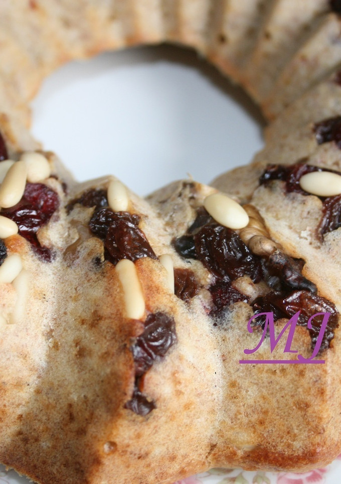 Una foto de Rosca de yogurt y frutos light