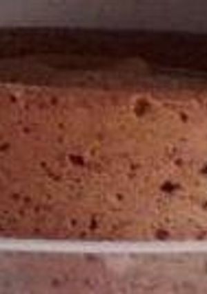 Una foto de Soufflé frío de chocolate