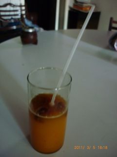 Una foto de Refresco de café a la naranja