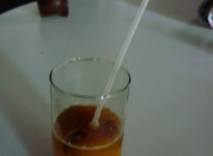 Una foto de Refresco de café a la naranja