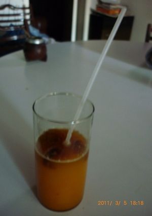 Una foto de Refresco de café a la naranja