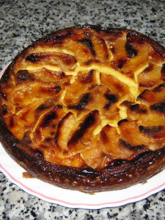 Una foto de Tarta de mascarpone y manzana
