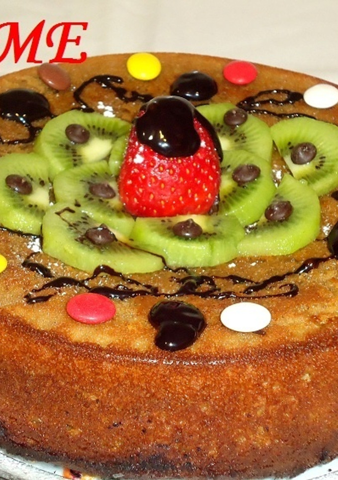 Una foto de Tarta de almendras y Nescafé