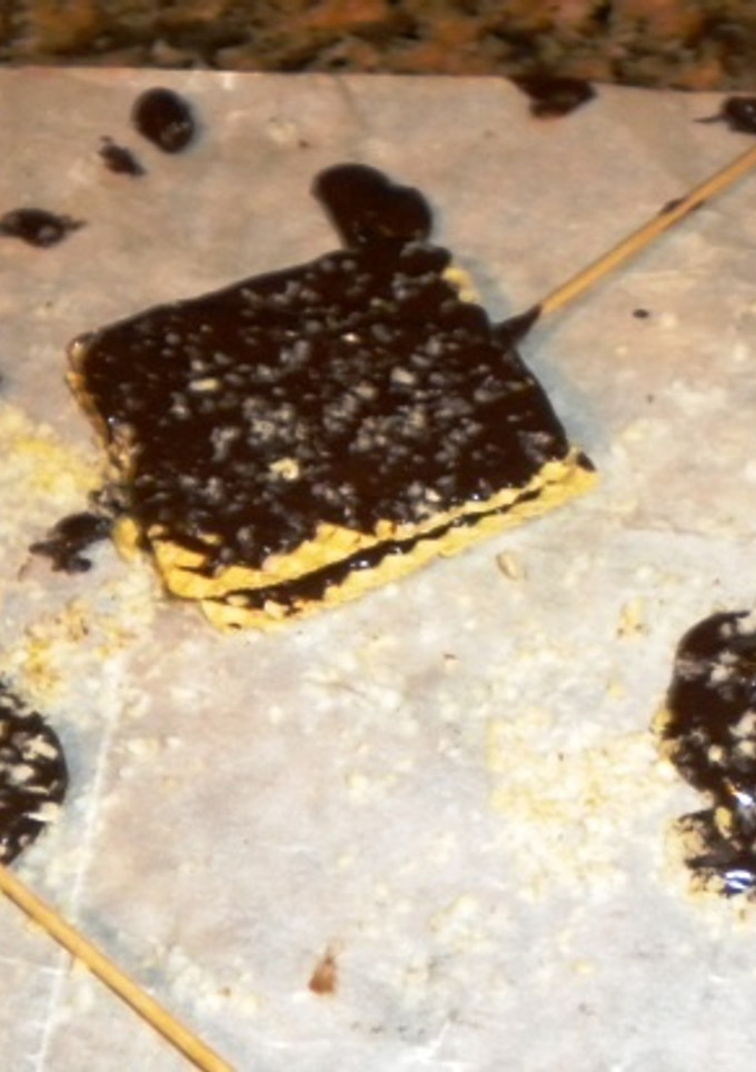 Una foto de Piruletas de chocolate caseras