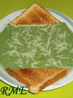 Una foto de Crema de acelgas y champiñones