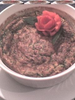 Una foto de Soufflé de espinaca y parmesano