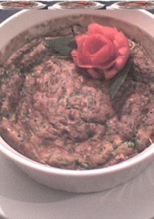 Una foto de Soufflé de espinaca y parmesano